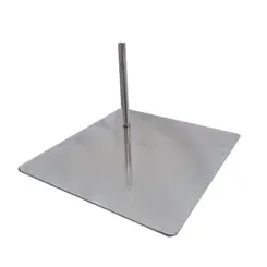 Base Reforçada Para Manequim 1 Pino 35x35 Cód.1298