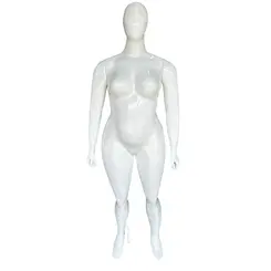 Manequim De Fibra Feminino Plus Size 52 Cód.0563