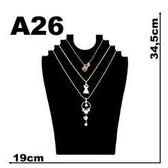 Expositor De Veludo Para Colar A26 Angelical Médio Cód.1325