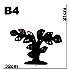 Expositor De Veludo Para Brinco B4 Árvore Bonsai Cód.1356