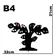 Expositor De Veludo Para Brinco B4 Árvore Bonsai Cód.1356