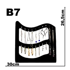 Expositor De Veludo Para Brinco Longo B7 Argola Cód.1359