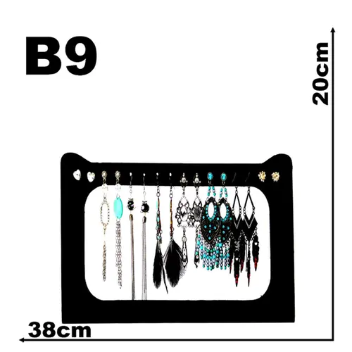 Expositor De Veludo Para Brinco B9 Longo Cód.1361