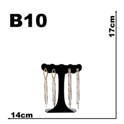 Expositor De Veludo Para Brinco Longo B10 2 Pares Cód.1362
