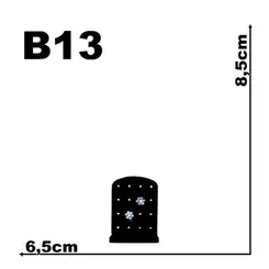 Expositor De Veludo Para Brinco B13 Furadinho Mini Cód.1365