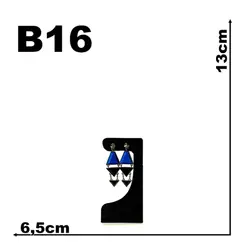 Expositor De Veludo Para Brinco B16 Mini Brinco Com 1 Par Cód.1368