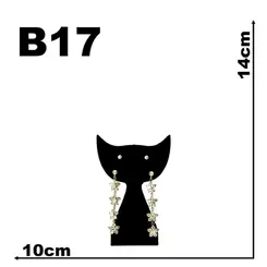 Expositor De Veludo Para Brinco B17 Mini Gato Para Brinco Cód.1369