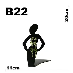 Expositor De Veludo Para Brinco B22 Mini Grammy Pequeno Cód.1374