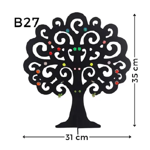 Expositor De Veludo Para Brinco B27 Arvore Da Vida Cód.1379