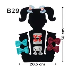 Expositor De Veludo Para Laço Infantil B29 Bonequinha Cód.1381