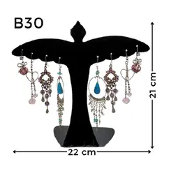 Expositor De Veludo Para Brinco B30 Arvore Andorinha Cód.1382
