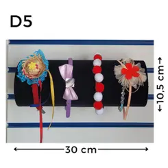 Expositor De Veludo Para Tiara Infantil D5 30cm Para Painel Canaletado Cód.1402