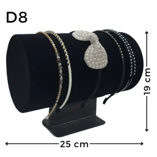 Expositor De Veludo Para Tiara Adulto D8 25cm Cód.1405