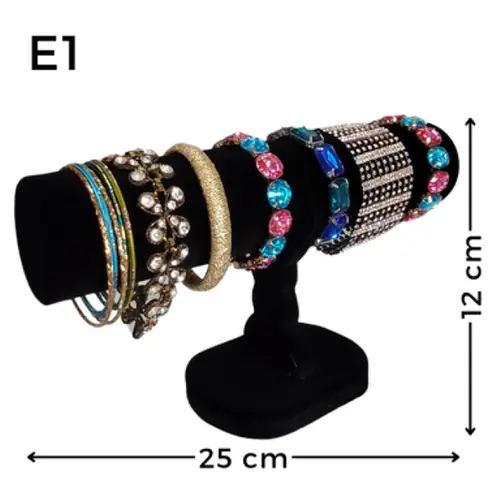 Expositor De Veludo Para Pulseira Simples E1 Cód.1408