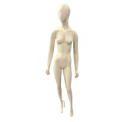 Manequim De Fibra Feminina Magra Sem Base Cód.0568